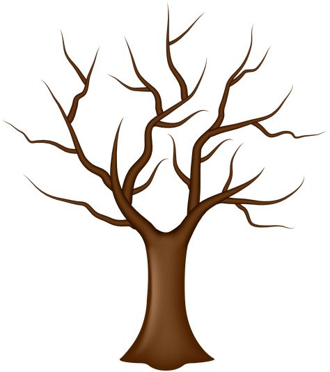 Tree With No Leaves, Tree Without Leaves, Leaves Png, Fall Art Projects, Tree Templates, Leaf Clipart, Tree Clipart, Leaf Template, Bare Tree