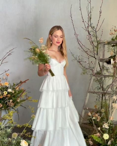 V. Chapman on Instagram: “Delicate and and elegant 🤍 THE CAMIA DRESS” V Chapman, Welcome To The Party, Bridal Couture, Strapless Wedding Dress, White Dress, Wedding Dresses, Couture, Wedding Dress, Dresses