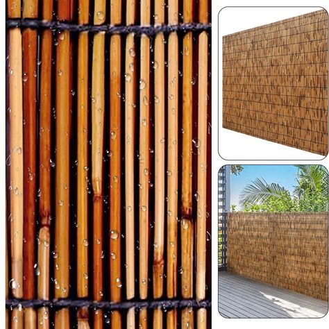 PRICES MAY VARY. Customized Size: Our bamboo fence is customized size, you just need to click the “customized size” button on the upper right corner, you can freely choose the suitable size. If you have any questions about our products, please feel free to contact us by email. Privacy Protection: The fence rolls can block the sunlight and neighbors' view, effectively protect your privacy, and also prevent strangers from peeping into your yard, making your life more secure. 1 layer of reedhead fe Bamboo Fencing Ideas Backyard Privacy, Bamboo Screening Fence Backyard Privacy, Bamboo Fences And Gates, Clumping Bamboo Privacy Fence, Woven Bamboo Fence, Bamboo Fencing, Bamboo Fence, Ceiling Fan In Kitchen, Privacy Fence