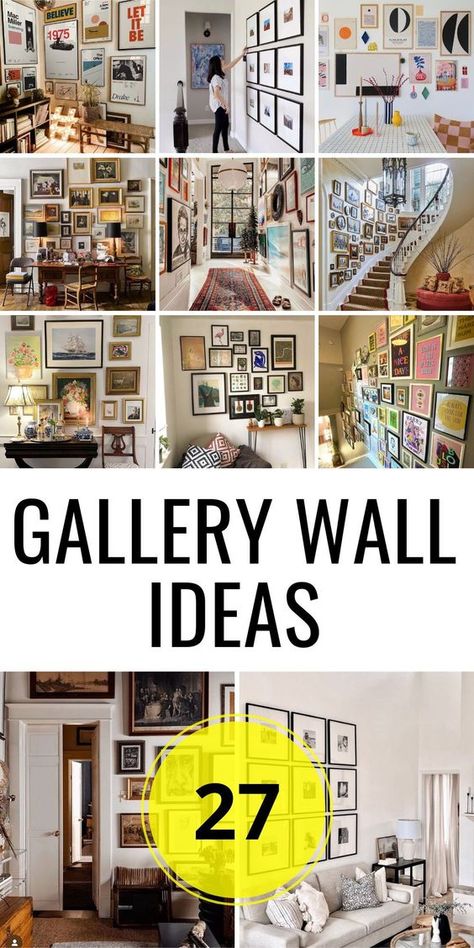 Enhance your hallway with gallery wall ideas that are both eclectic and creative. Use black frames to display vintage pictures and travel photos. Create a unique layout with shelves to add dimension and interest. These gallery wall ideas will transform your hallway into a captivating space that reflects your personal style.