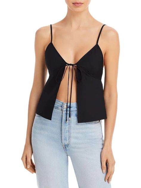 Discover great products at the best prices at Dealmoon. T by Alexander Wang Womens Tie Front Tank Top Cami. Price:$111.99 at SHOP PREMIUM OUTLETS Tie Front Tank Top, Black Cami Top, Premium Outlets, Womens Tie, T By Alexander Wang, Fashion Sale, Tank Top Cami, Cami Top, Cami Tops