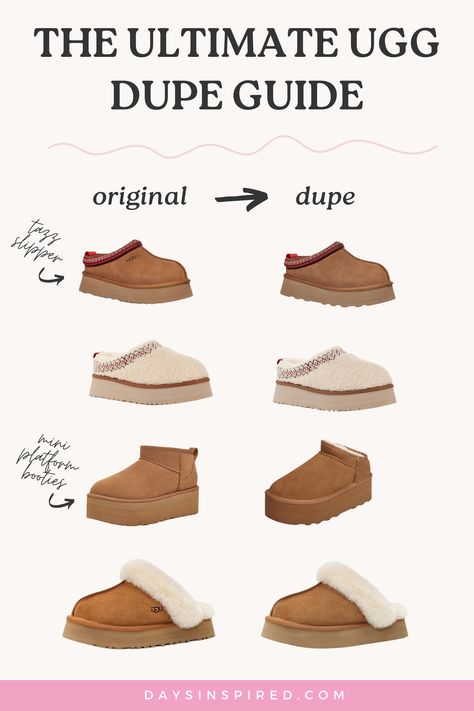 I’ve found some amazing UGG Dupe options for the most iconic styles at a reasonable price. From cozy slippers to chic boots, we’ve scoured the web to find affordable alternatives that won’t compromise on comfort or style. Whether you’re a fan of the iconic UGG Tazz Slipper, adore the classic UGG boot with bows, or crave the elegance of UGG Crossover Slippers, we’ve got you covered. How To Style Tazz Uggs, Ugg Duplicates, Ugh Classic Slipper Outfit, Ugg Classic Slipper Outfit, How To Style Ugg Slippers, Style Ugg Slippers, Ugg Tazz Slippers Outfit, Ugh Slippers Outfits, Outfits With Ugg Slippers