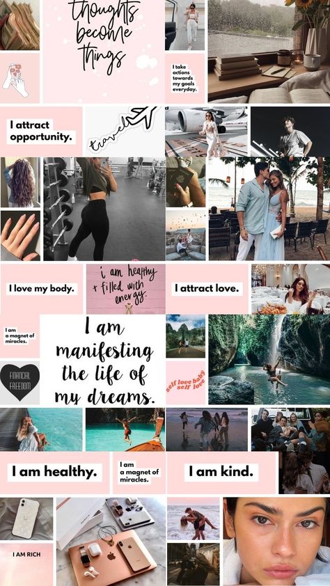 Vision Board Manifestation Self Care, Wallpapers For Manifestation, Money And Love Manifestation Wallpaper, Manifesting Lockscreen Aesthetic, Affirmation Vision Board Wallpaper, Wallpaper For Money Attraction, Self Love Vision Board Wallpaper, Positivity Aesthetic Wallpaper, Wallpaper For Manifestation