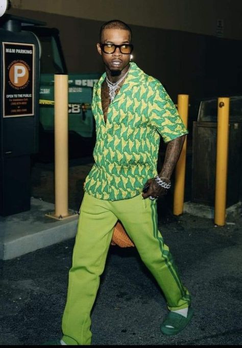 Men’s Colourful Outfits, Men’s Colorful Fashion, Bright Colors Mens Fashion, Bold Mens Fashion, Green Monochromatic Outfit Men, Colourful Mens Outfits, Men Colorful Outfit, Neon Party Outfits Men, Pink Vacation Outfits