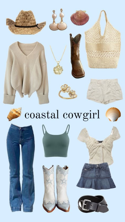 #outfitinspo #coastal #cowgirl #coastalcowgirl #outfit Outfit Shuffles, Cowgirl Boots Outfit, Cowgirl Look, Country Style Outfits, Cowboy Outfits, Country Concert Outfit, Coastal Cowgirl, Cowgirl Outfits, Cold Weather Outfits