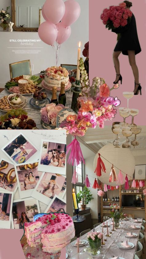 Feminine | Pink | Girls Night Girls Night Decorations, Birthday Aesthetic Ideas, Pink Girls Night, Dinner Party Activities, Game Night Decorations, Birthday Aesthetic, Pj Party, Girls Night Party, Apartment Aesthetic