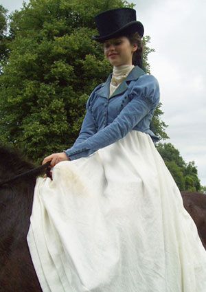 costume Northanger abbey Jane Austen Northanger Abbey, Jane Austen Movies, Northanger Abbey, Riding Habit, Regency Era Fashion, Jane Austin, Regency Romance, Regency Dress, Regency Fashion