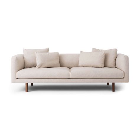 EQ3's Modern Leather and Modular Sofas | Customize yours | EQ3 Light Brown Leather Couch, Sunlight Room, Sectional Configurations, Mid Century Modern Couch, Flexible Back, All White Room, Brown Leather Couch, Scandinavian Sofas, Best Leather Sofa