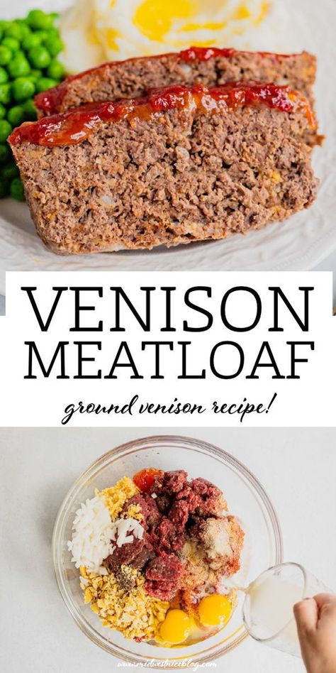 Deer Meatloaf, Venison Burger Recipes, Ground Deer Recipes, Sweet Thai Chili Sauce, Venison Meatloaf, Venison Steak Recipes, Ground Venison Recipes, Sweet Thai Chili, Venison Meat