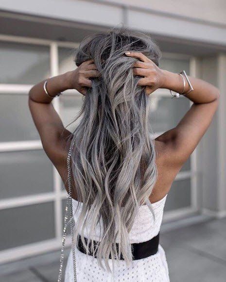 Smoky Blonde Hair, Grey Balayage, Best Ombre Hair, Grey Ombre Hair, Turquoise Ombre, Dyed Hair Pastel, Balayage Ombré, Matrix Color, Creative Hair Color