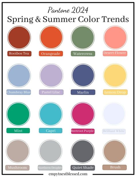 The 2024 Spring & Summer Color Trends You Need to Know Summer Color Trends, Trending Colors, Colour Combinations Fashion, Color Combinations For Clothes, Colour Trends, Summer Shades, Color Trends Fashion, Summer Color Palette, Jewelry Organizers