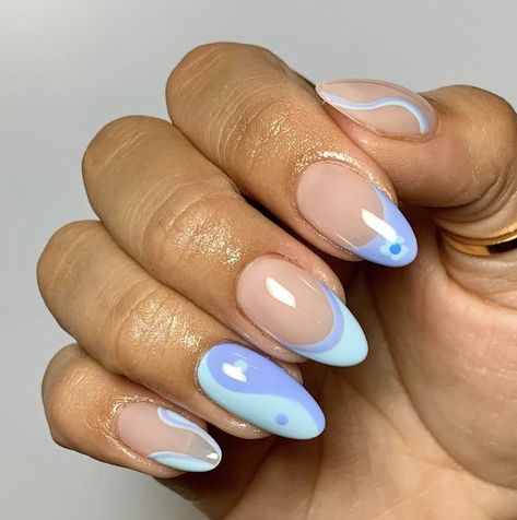 Round Nail Ideas Summer, Nil Artes, Sun Nails, Retro Nails, Subtle Nails, Drip Nails, Christmas Gel Nails, Nails Now, Matte Nails Design