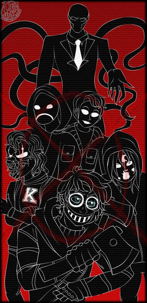 Creepypasta Kate The Chaser, Slenderman Proxy, Creepypasta Quotes, Cartoon Theories, Creepypasta Wallpaper, All Creepypasta Characters, Scary Creepypasta, Creepypasta Proxy, Creepy Pasta Family