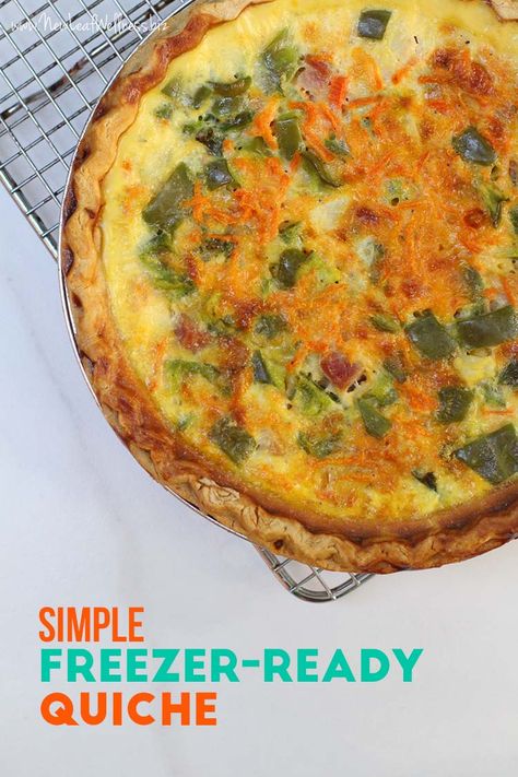 Freezer Quiche, The Family Freezer, Family Freezer, Freezer Food, Freezer Recipes, Freezer Friendly Meals, Freezable Meals, Make Ahead Freezer Meals, Freezer Meal Prep