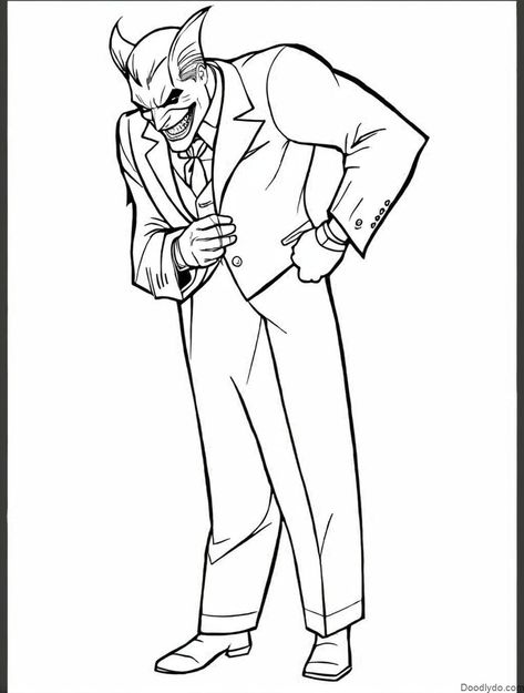 The Joker Coloring Pages Check more at https://doodlydo.com/the-joker-coloring-pages/ Joker Coloring Pages, Marvel Coloring, Coloring Pages, Marvel, Color