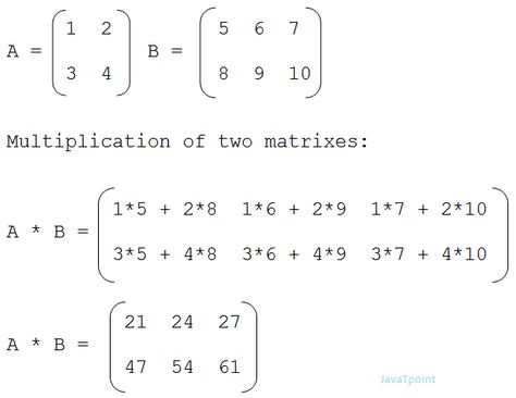 Matrix multiplication in C: We can add, subtract, multiply and divide 2 matrices. To do so, we are taking input from the user for row number, column number, first matrix elements and second matrix elements. Then we are performing multiplication on the matrices entered by the user. Matrices Math, Matrix Multiplication, Programming Tutorial, C Programming, Biology Notes, Matrix, Programming, Coding