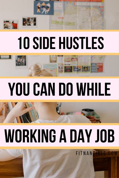 10+ Side Hustles You Can Do While Working Full-Time Easy Side Hustles Ideas, Small Side Hustles, Work From Home Gigs, Wfh Side Hustles, Easiest Side Hustles, Remote Jobs Part Time, Side Hustle To Make Money, College Side Hustle, Passive Side Hustle