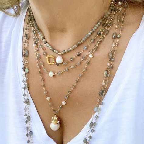 Energy Leaks, Labradorite Properties, Baroque Jewelry, Seeking Knowledge, Keshi Pearl Necklace, Pearl Drop Necklace, Pearl Jewels, Jewelry Making Necklace, Labradorite Necklace