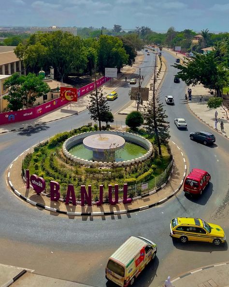 Banjul Bathurst, capital city of the Gambia. View from Arch 22 💫✨ Slide for better views 🔥 - - - - #arch #banjul #bathurst #cityboy #explore #explorepage #explorepage✨ #fyp #newpost #newposters #westcoast #westafrica Banjul Gambia, Modern Outdoor Living, The Gambia, City Boy, Nike Wallpaper, West Africa, Modern Outdoor, Capital City, Vacation Trips