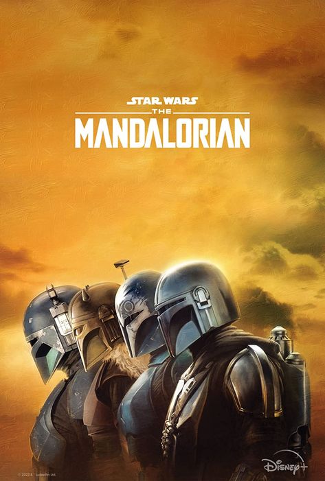 Mandalorian Poster, The Mandalorian Season 3, Mandalorian Season 3, Mando And Grogu, Star Wars Mandalorian, Digital Experience, Star Wars The Mandalorian, Star Wars Artwork, Star Wars Clone