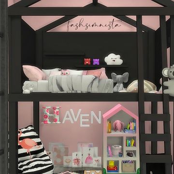 Sims 4 Cc Furniture Living Rooms, Mods Sims 4, Sims 4 Beds, Sims 4 Family, Sims 4 Cc Kids Clothing, Sims 4 Bedroom, Sims 4 House Plans, Toddler Bedroom, Sims 4 Children