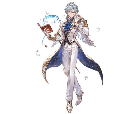 Npc zoom 3040001000 01 - Altair - Granblue Fantasy Wiki Male Fantasy Clothing Design, Granblue Fantasy Art, Male Fantasy Clothing, Magical Boy, Drawing Faces, Fantasy Male, Digital Painting Tutorials, Male Character, Character Design Male