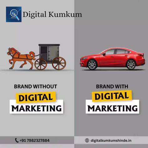 The brand with Digital Marketing vs. Brand without Digital Marketing: With Digital Marketing: Reach & Visibility: Expands reach beyond local audience, and connect globally with targeted online communities. Increases brand awareness through various online channels. Engagement & Interaction: Two-way communication fosters stronger relationships with customers and builds brand loyalty. Enables real-time feedback and allows brands to personalize experiences. Measurable Results & Insights: ... Brand Loyalty, Beautiful Love Pictures, Marketing Channel, Strong Relationship, Brand Marketing, Brand Awareness, Online Community, Real Time, Graphic Designer