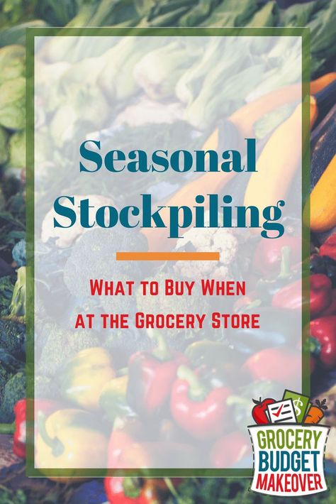 Seasonal Stockpiling is a fantastic way to save on groceries. Packaged foods are seasonal – just like produce – and knowing what to buy when, can save you time & money! Here's a great list to get you started with seasonal stockpiling! Cut Grocery Bill, 5 Dinners, Budget Makeover, Best Time To Buy, Gluten Free Meal Plan, Grocery Savings, Money Honey, Cooking Tutorials, Grocery Items