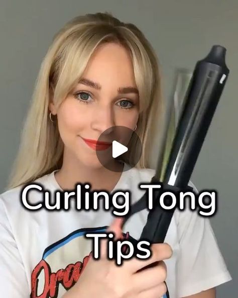 Curling Tongs Hairstyles, Hair Tongs Curls, Curling Tongs How To Use, Tongs Hairstyle Curls, Ghd Soft Curl Tong, Ghd Curls, Soft Curlers, Hair Tongs, Curling Tips