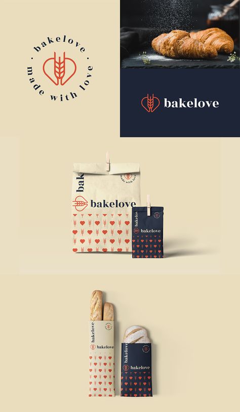 Bakery Branding Design, Modern Bakery, Bakery Packaging Design, Bakery Branding, Food Branding, Food Logo Design, Bakery Packaging, Bakery Design, Lets Talk