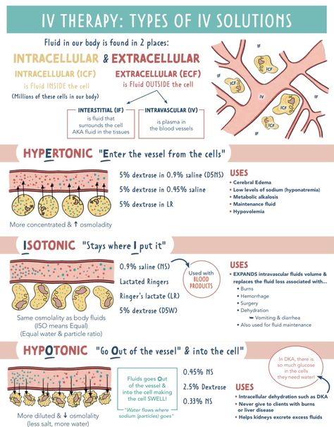 Pcu Nurse Tips, Levophed Nursing, Iv Fluids Nursing Cheat Sheets, Nursing Fundamentals, Fluids Nursing, Hemodynamics Nursing, Types Of Iv Fluids, Nursing School Critical Care, Nurse In The Making Study Guides