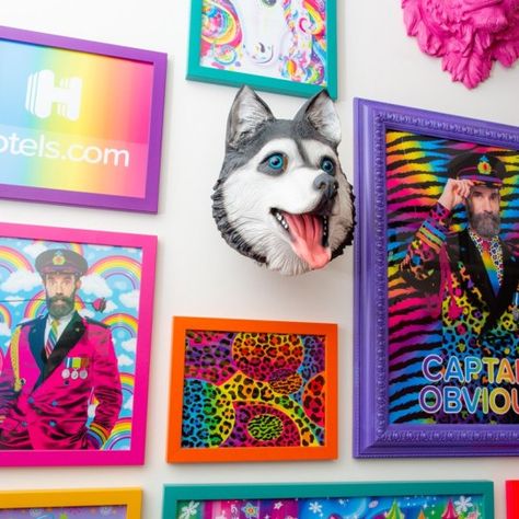 See Every Corner of the Trippy Lisa Frank Hotel Room Before It's Bookable This Friday - Uncover Los Angeles Lisa Frank Office, Lisa Frank Nursery, Lisa Frank Decor, Lisa Frank Aesthetic Room, Lisa Frank Room, Lisa Frank Bedroom, Girly Series, Lisa Frank Aesthetic, Basement Vibes