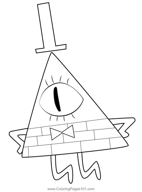 Bill Cipher Sketch, Gravity Falls Wallpaper Bill Cipher, Gravity Falls Sketches, Bill Cipher Tattoo, Gravity Falls Drawings, Gravity Falls Coloring Pages, Cipher Art, Gravity Falls Journal, Fall Coloring Sheets