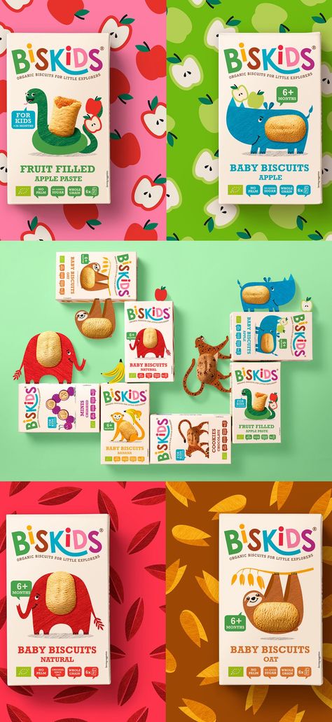 Fun Product Packaging, Heart Packaging Design, Cookies Packaging Design Branding, Toy Package Design, Playful Packaging Design, Kids Branding Design Logos, Accessible Packaging, Playful Branding Design, Baby Packaging Design