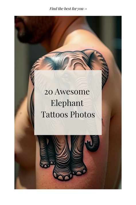 20 Awesome Elephant Tattoos Photos Elephant Anatomy, Elephant Tattoo Meaning, Unique Wrist Tattoos, Symbolic Meanings, Mushroom Tattoos, Artistic Ideas, Poetry Ideas, Theme Tattoo, Skeleton Hand Tattoo