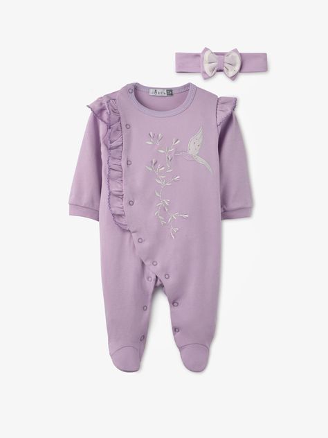 Embroidered Hummingbird, Newborn Jumpsuit, Newborn Hospital Outfits, Hospital Outfit, Cute Bedroom Ideas, Cute Bedroom, Baby Fits, Matching Headband