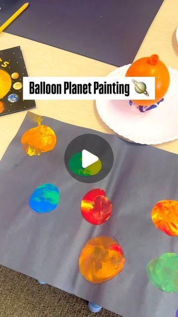 The Preschool at DUMC on Instagram: "Painting the planets with balloons! 🪐 🎈 

#prek #preschool #kindergarten #teach #teacher #teaching #teachers #earlychildhoodeducation #space #outerspace #nasa #spaceunit #teacherfollowteachers #doylestown #buckscounty #doylestownpreschool #buckscountypreschool #balloonpainting #planets #spacecraft #kidcraft #sensory #sensorypainting" Planet Painting, Space Unit, Art Assignments, Balloon Painting, Instagram Painting, Teacher Teaching, Teaching Teachers, Space Painting, Baby Painting