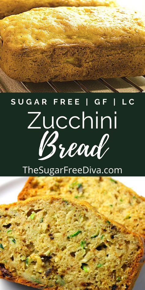 Zucchini Bread Sugar Free, Loafs Recipes, Sugar Free Zucchini Bread, Snack Meals, Sugar Free Bread, Gluten Free Zucchini Bread, Orange Bread, Boiled Egg Diet Plan, Zucchini Bread Recipes