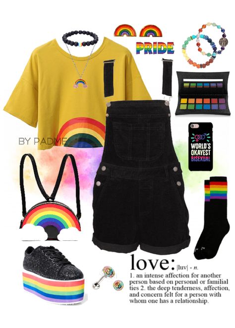 pride Outfit | ShopLook Pride Outfit Ideas, Lgbtq Outfit, Pride Ideas, Parade Outfit, Pride Parade Outfit, Fancy Shirt, Rainbow Outfit, Pride Outfit, Pride Parade