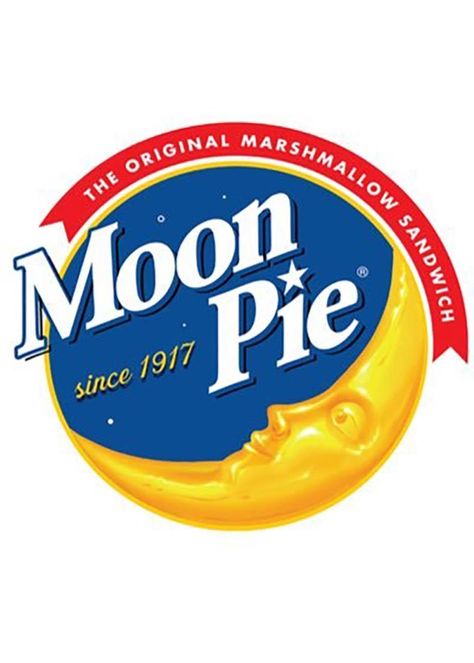 An Exclusive Interview with MoonPie – Garden & Gun Moonpie Recipe, Moon Pie, American Snacks, Moon Pies, Blue Icing, Kitchen Logo, Sour Candy, Food Products, Burger King Logo