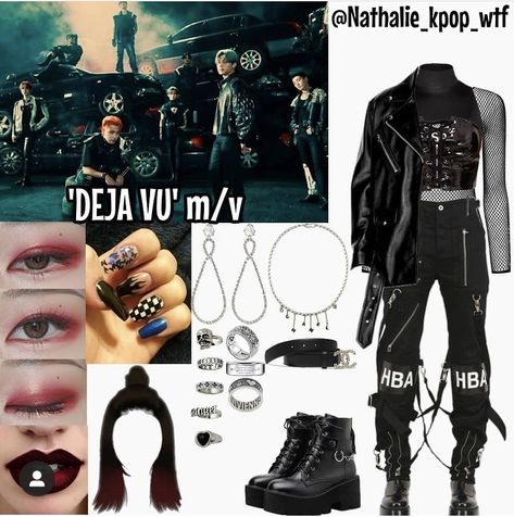 Skz Venom Inspired Outfits, Ateez Outfit Inspiration, Atiny Ateez Concert Outfit, Kpop Concert Outfit Ateez, Ateez Outfit Ideas, Ateez Inspired Outfits, Ateez Concert Outfit Ideas, Ateez Concert Outfit, Ateez Outfits