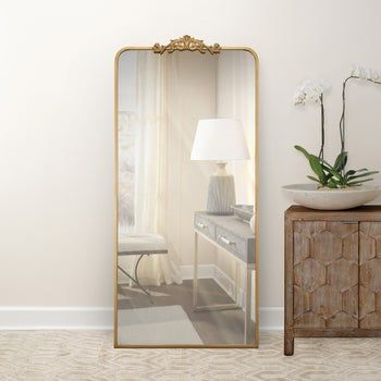 Ravena Floor Mirror Full Length Floor Mirror, Full Length Mirror Wall, Metal Frame Mirror, French Cleat, Glass And Aluminium, Mirror Design, Mirror Shapes, Indoor Sports, Length Mirror