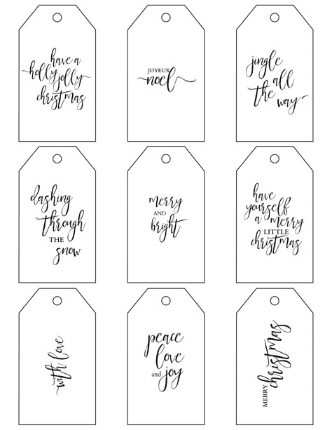 Printable Christmas Gift Tags make holiday wrapping simple! Gift Tags For Christmas Printable, Christmas Wrapping Tags, Simple Christmas Gift Tags, Merry Christmas Gift Tags Printable Free, Holiday Tags Printable Free, Free Christmas Printables Tags, Merry Christmas Tags Printable Free, Christmas Labels Printables Free, Free Gift Tags Printable