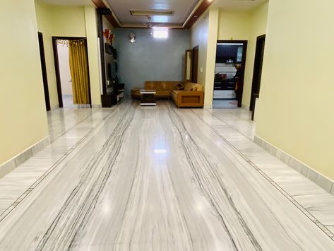 Dungri Marble Flooring, Makrana Marble Flooring Design, Marble Flooring Design, White Marble Floor, Marble Carving, Flooring Design, Marble Flooring, Living Room Partition, Living Room Partition Design