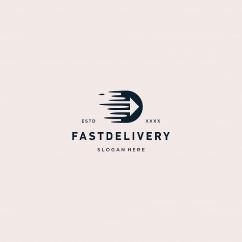 Delivery Logo Creative, Fast Logo Design, Fast Delivery Logo, Transport Branding, Delivery Logo Design, Food Delivery Logo, Shipping Logo, Delivery Logo, Dry Logo