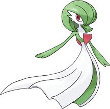 Gardevoir is the evolved form of Ralts, and owns the role as a Pokemon guardian. It has "guard" right in its name (sort of.) It's appearance is like a spirit or guardian angel. Gardevoir is awesome. Fairy Type Pokemon, Grass Type Pokemon, Pokemon Names, Pokémon Ruby, Pokemon X And Y, Pokemon Tv, Wild Pokemon, Types Of Fairies, Grass Type