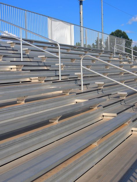 Not only can you pressure wash stadium and gym bleachers and concrete benches, but doing so on a routine basis is necessary. Previously, pressure washing was typically only performed on an as-needed basis to remove stains, sticky spills, gum, and other grime. Bleachers Aesthetic, School Bleachers, Concrete Benches, High Rise Window Cleaning, Tarantula Enclosure, Outside Benches, Traditional Animation, Residential Windows, Gutter Cleaning