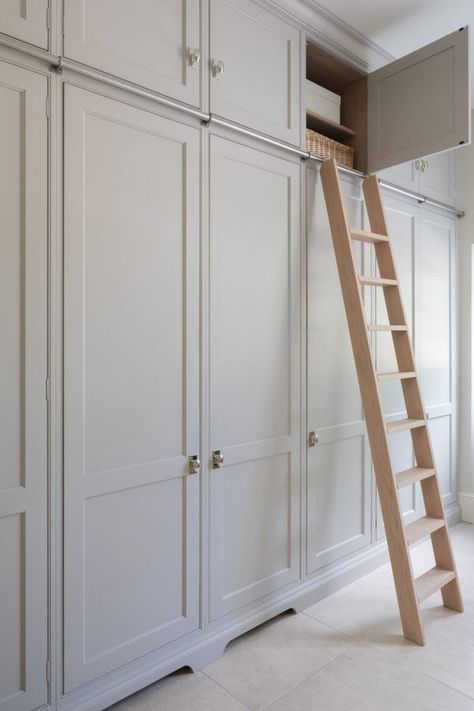 Humphrey Munson, Wooden Wardrobe Design, Bedroom Built In Wardrobe, Wardrobe Room, Build A Closet, Wooden Wardrobe, Bedroom Closet Design, Fitted Wardrobes, A Ladder