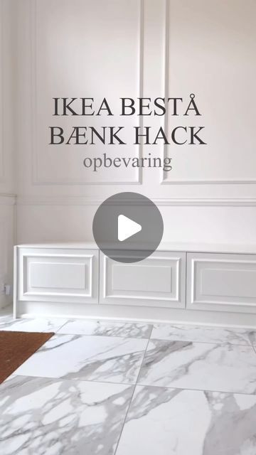 Entry Table Ikea, Ikea Hall, Ikea Hack Bench, Ikea Hack Besta, Ikea Wardrobe Hack, Ikea Billy Hack, Ikea Bench, Living Room Hacks, Billy Ikea