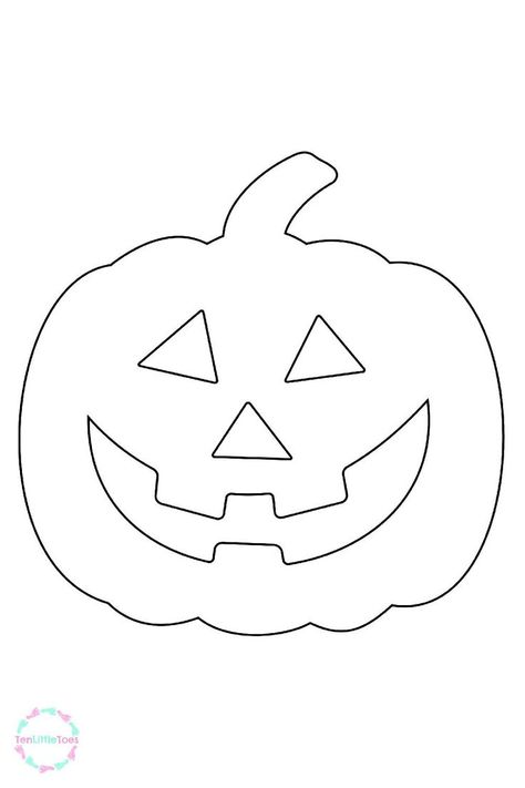 Halloween Pumpkin Templates, Pumpkin Templates, Coloring Pages Halloween, Pumpkin Coloring, Moldes Halloween, Free Halloween Coloring Pages, Halloween Coloring Sheets, Bricolage Halloween, Pumpkin Template